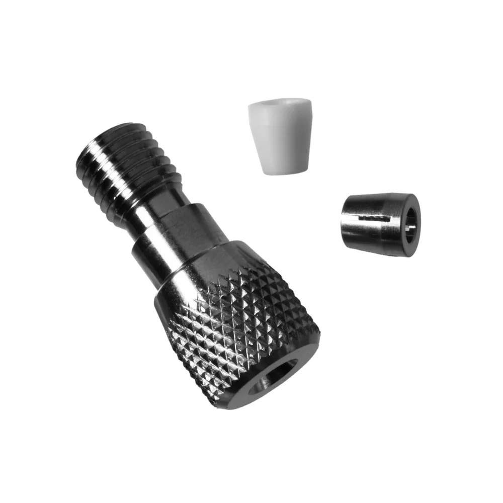 DYNASEAL система соединений для 1/8", 4 длинные втулки, нерж. сталь, 4 зажимные кольца и 8 уплотнительных кольца, M8x1 резьба
