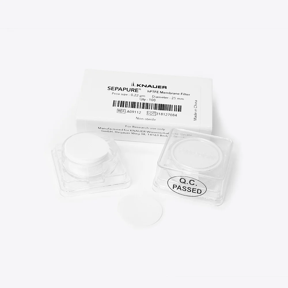 Sepapure® мембранный дисковый фильтр hPTFE, 0,22 мкм, 25 мм, 100 шт.