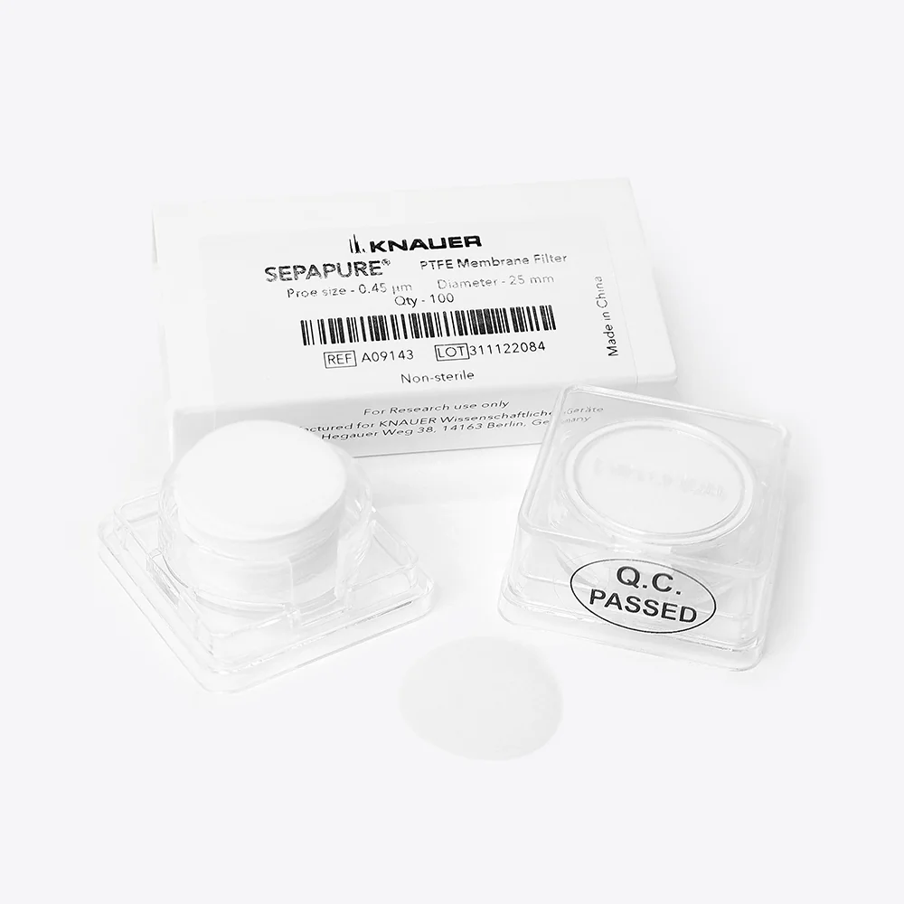 Sepapure® мембранный дисковый фильтр PTFE, 0,45 мкм, 25 мм, 100 шт.