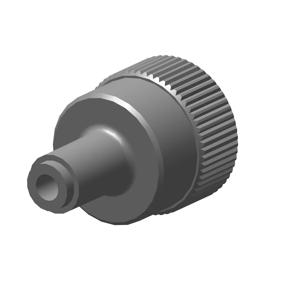 Переходник с плоским дном 1/4" UNF 1/2-20 внутренняя резьба на 3/16" UNF 5/16-24 наружная резьба, PCTFE, 1 piece
