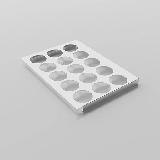Штатив для 15 round бутыли (56 мм) 100 мл шт. - FC 6.1 коллектор фракций